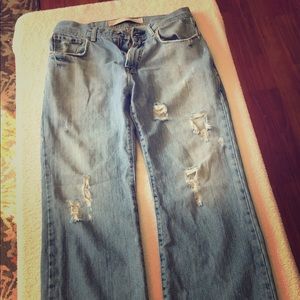 Vintage Arizona Jeans Sneaker Fit Size 32x30 Casual Denim Distressed Streetwear